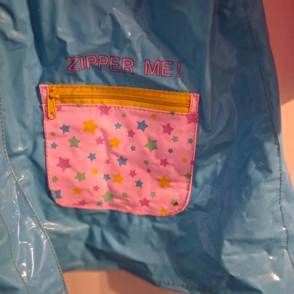 Baby Lamb Chop Shari Lewis Girls Raincoat Rain‎ Jacket 6 HTF Fair